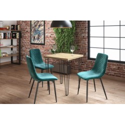 Table (oak artisan + legs III) 67x67