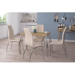 Table (artisan oak + legs II) 67x101