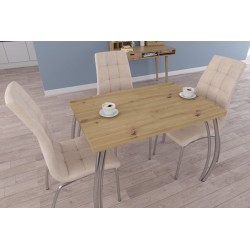 Table (artisan oak + legs II) 67x101