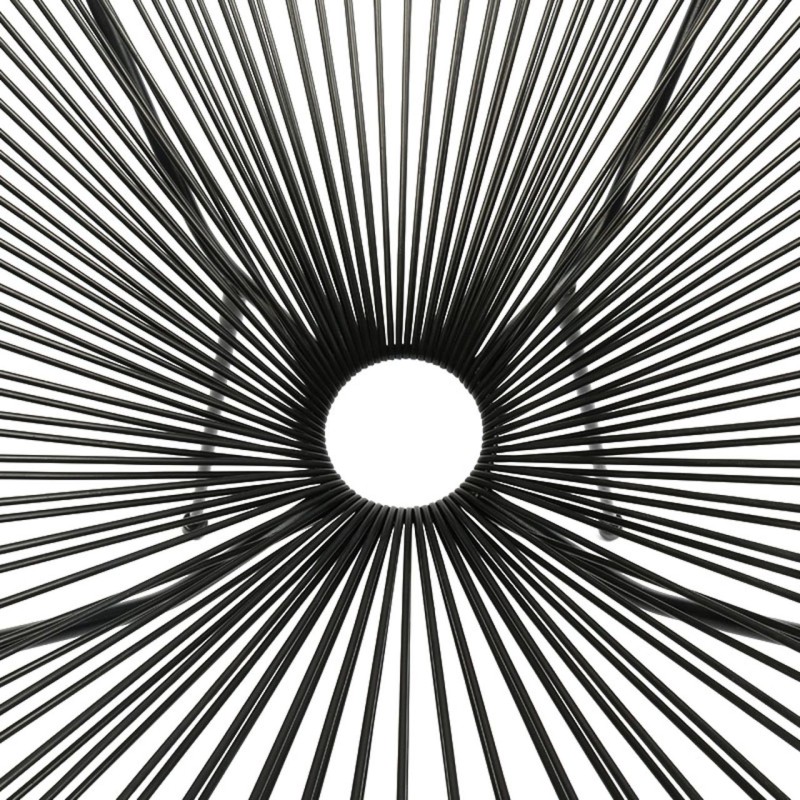 Relaxsessel - Polyrattan (schwarz)