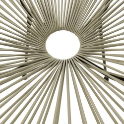 Lounge chair - technorattan (beige)