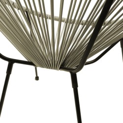 Lounge chair - technorattan (beige)