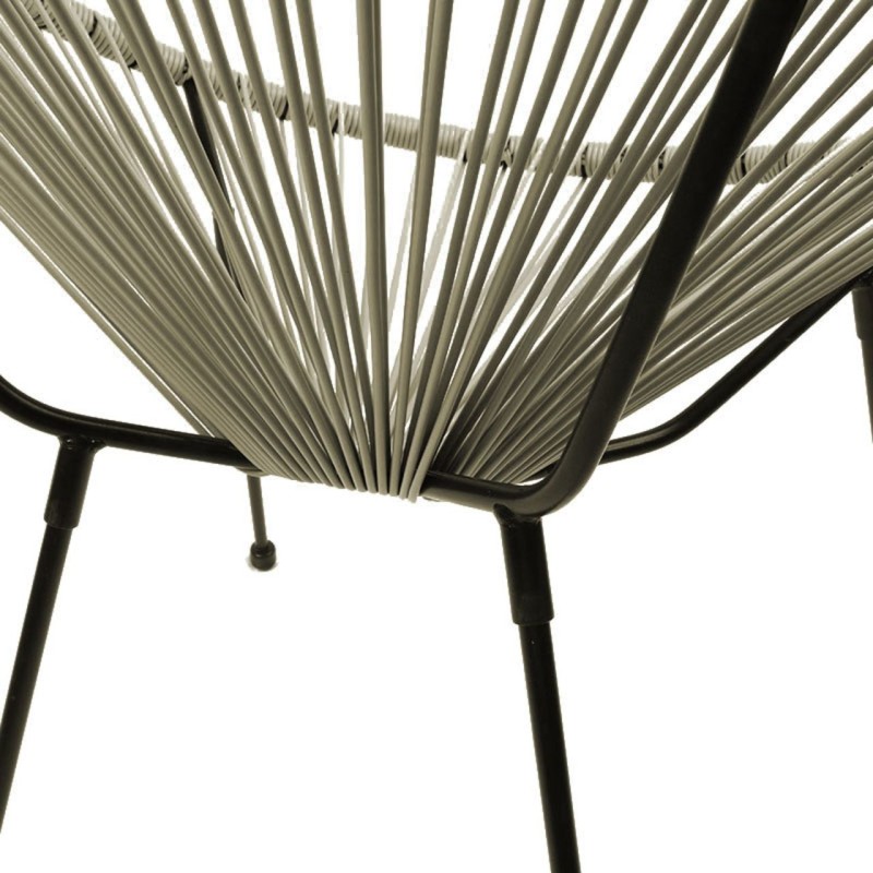 Lounge chair - technorattan (beige)