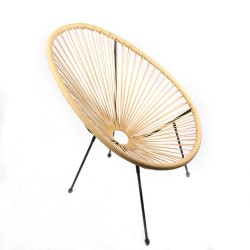 Lounge chair - technorattan (natural)