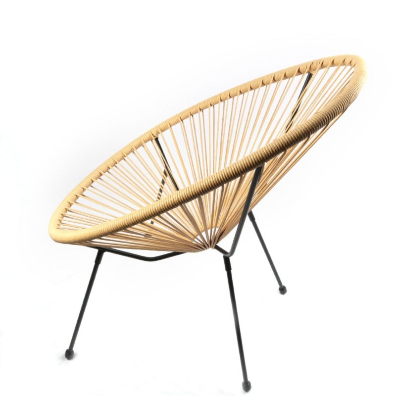 Lounge chair - technorattan (natural)