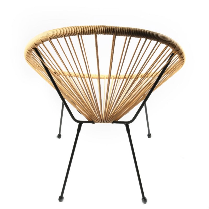 Lounge chair - technorattan (natural)