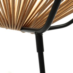 Lounge chair - technorattan (natural)