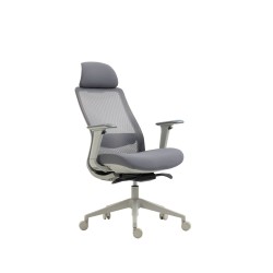 Silla giratoria (gris)