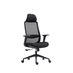 Silla giratoria (negra)