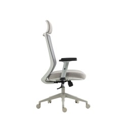 Silla giratoria (gris)