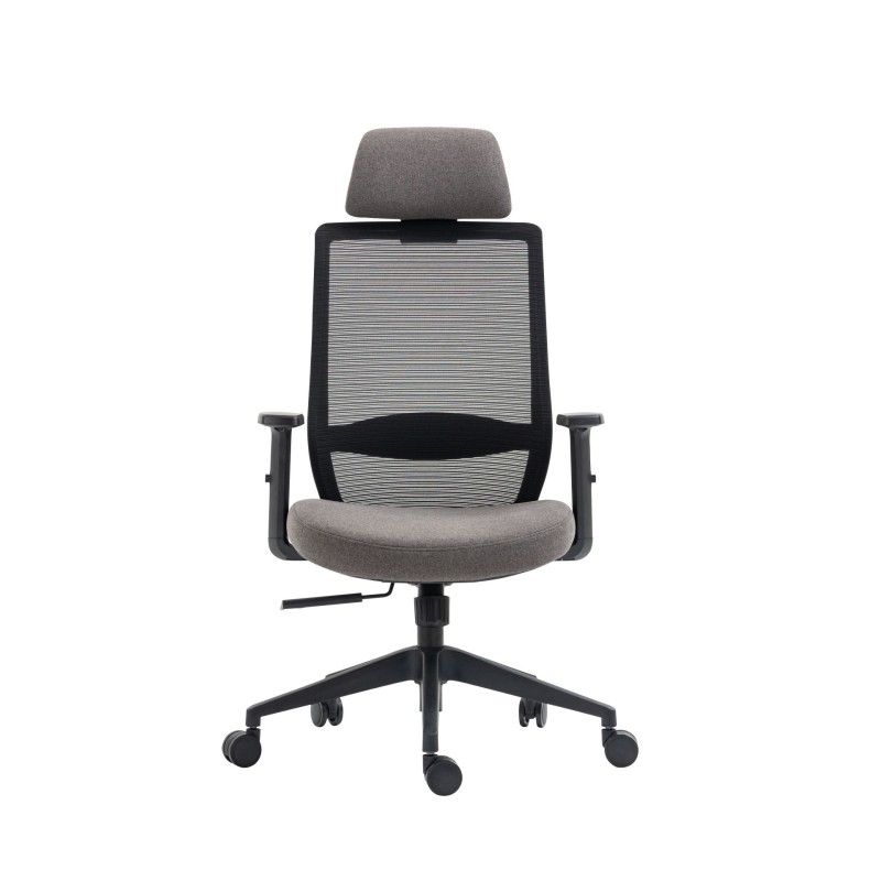 Swivel chair (black-gray)