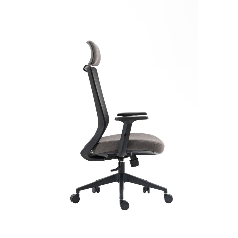 Swivel chair (black-gray)