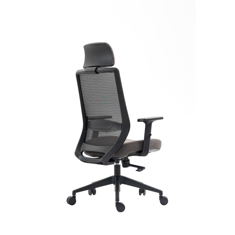 Swivel chair (black-gray)