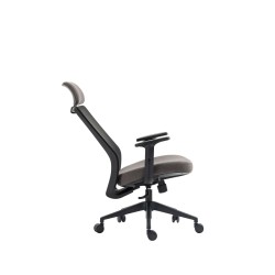 Swivel chair (black-gray)