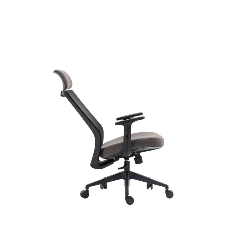 Swivel chair (black-gray)