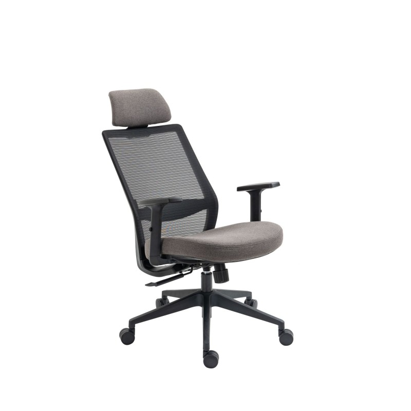 Swivel chair (black-gray)