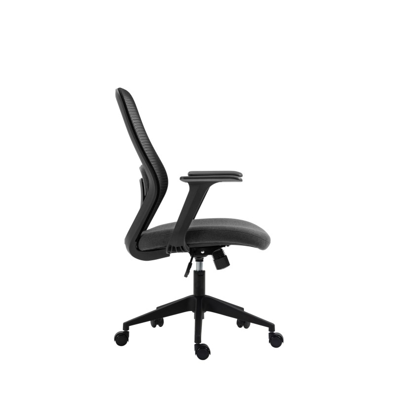 Swivel chair (black-gray)
