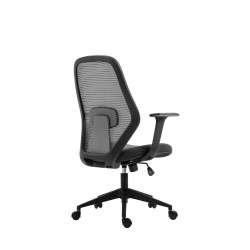 Swivel chair (black-gray)