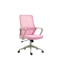 Pink swivel chair