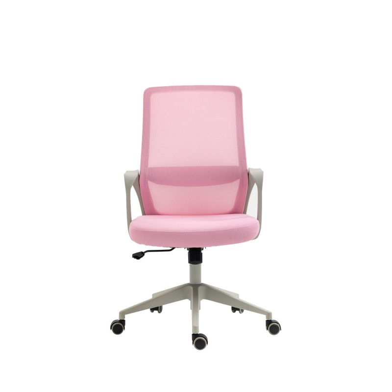 Pink swivel chair