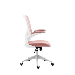 Pink swivel chair