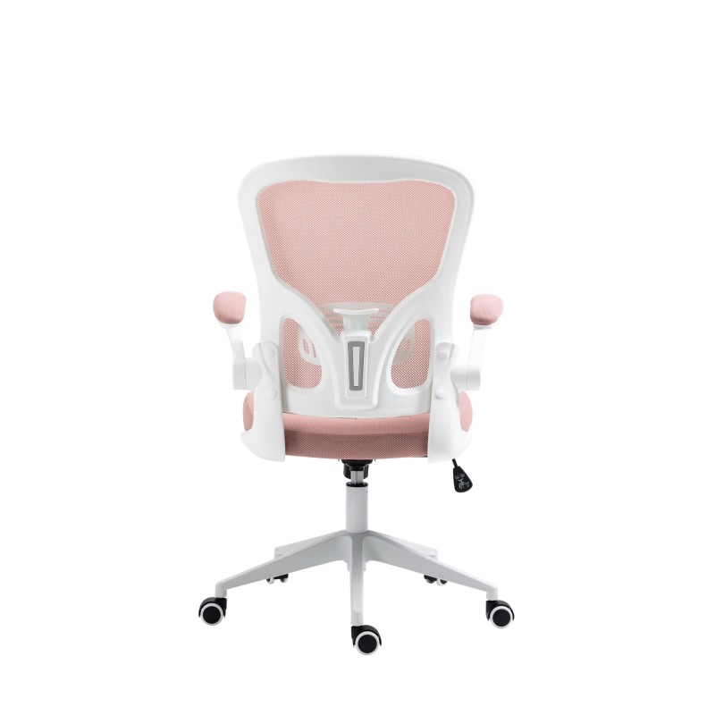 Pink swivel chair