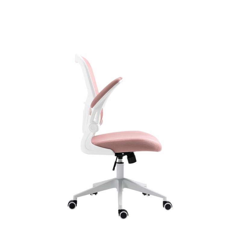 Pink swivel chair