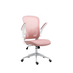 Pink swivel chair