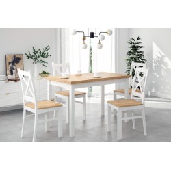 Mesa (roble dorado craft/blanco) 68x120