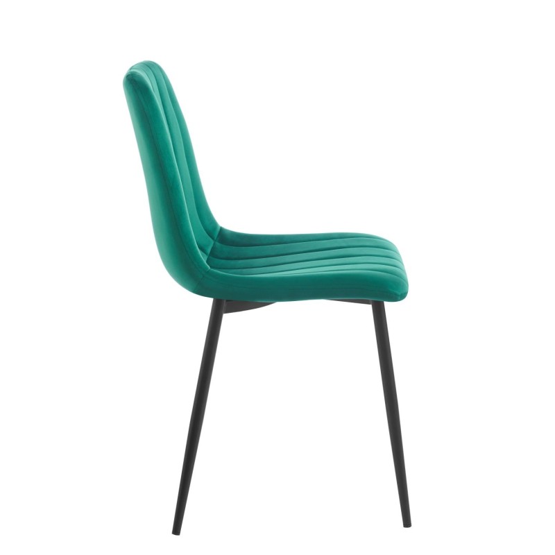 Velvet chair (green)