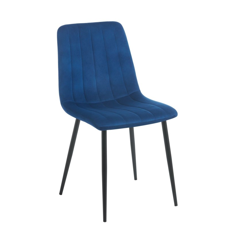 Silla de terciopelo (azul)