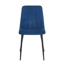 Velvet chair (blue)