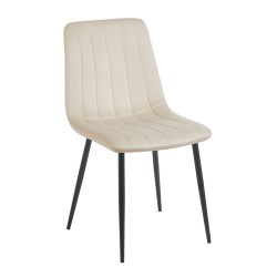 Silla de terciopelo (beige)