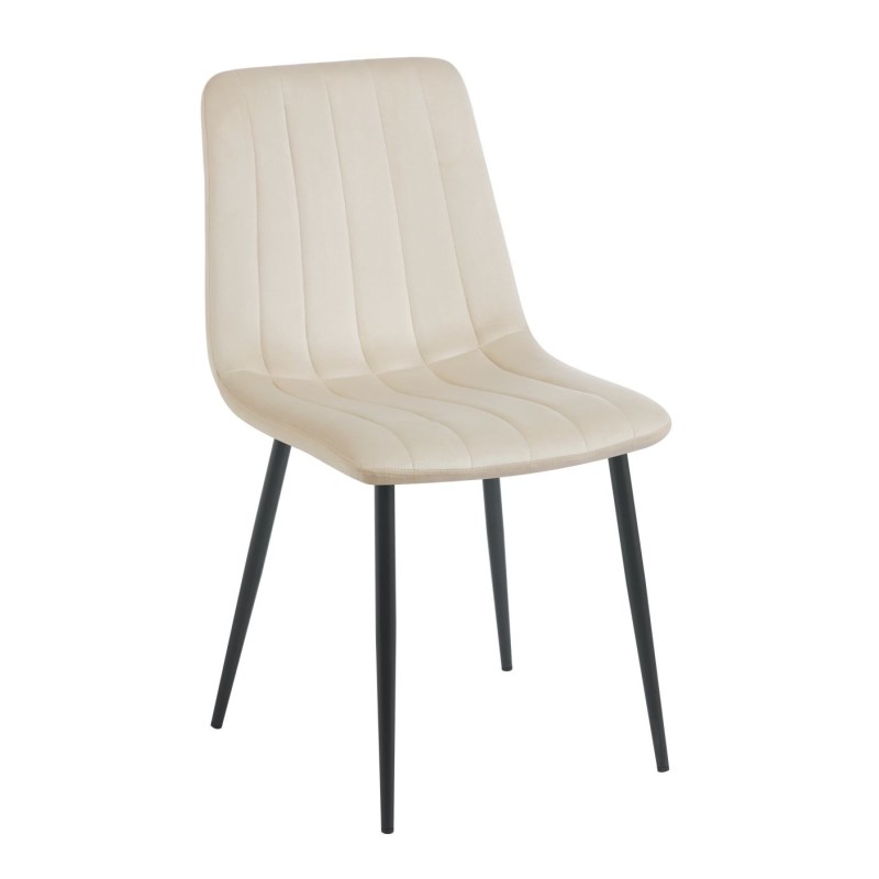Silla de terciopelo (beige)