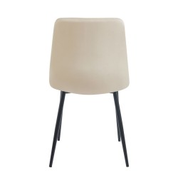 Velvet chair (beige)