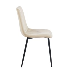 Velvet chair (beige)