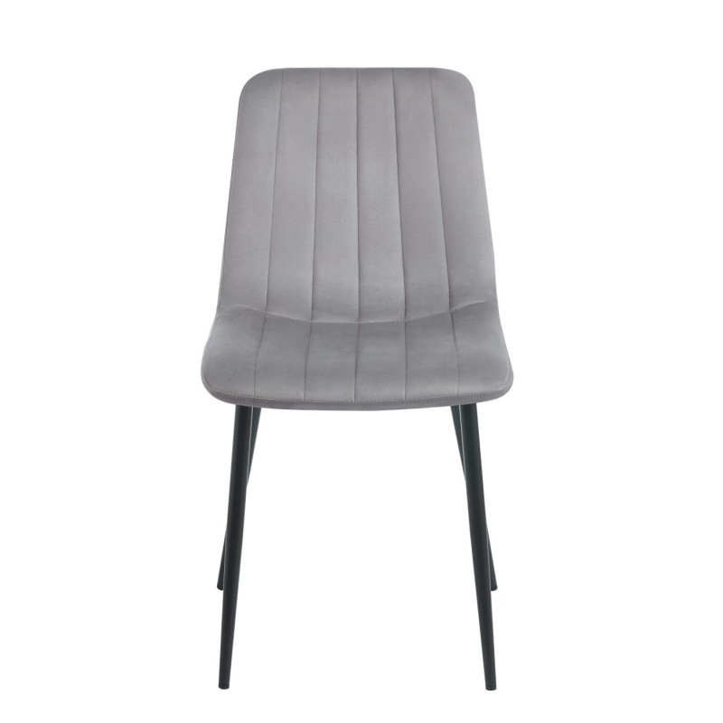 Velvet chair (gray)