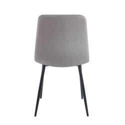 Velvet chair (gray)