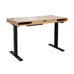 Electric desk (natural oak)