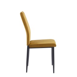 Velvet chair (curry)