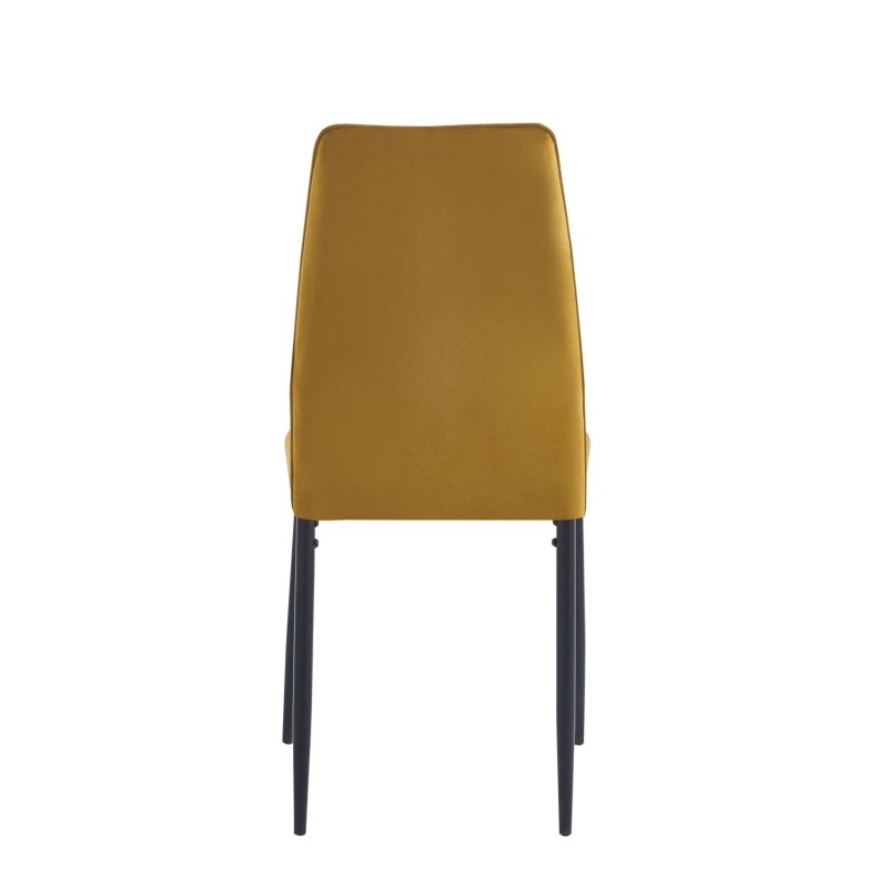 Velvet chair (curry)