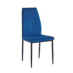 Velvet chair (blue)