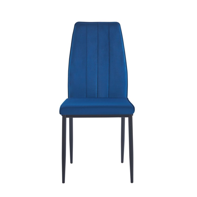 Velvet chair (blue)
