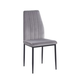 Velvet chair (gray)