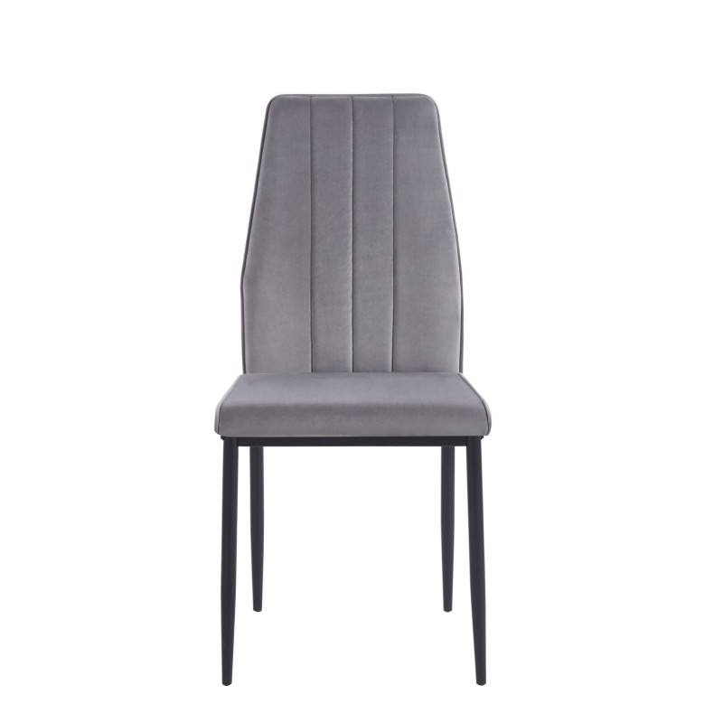 Velvet chair (gray)