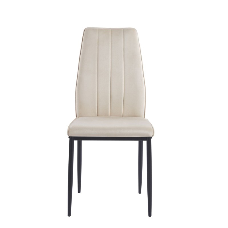 Silla de terciopelo (beige)
