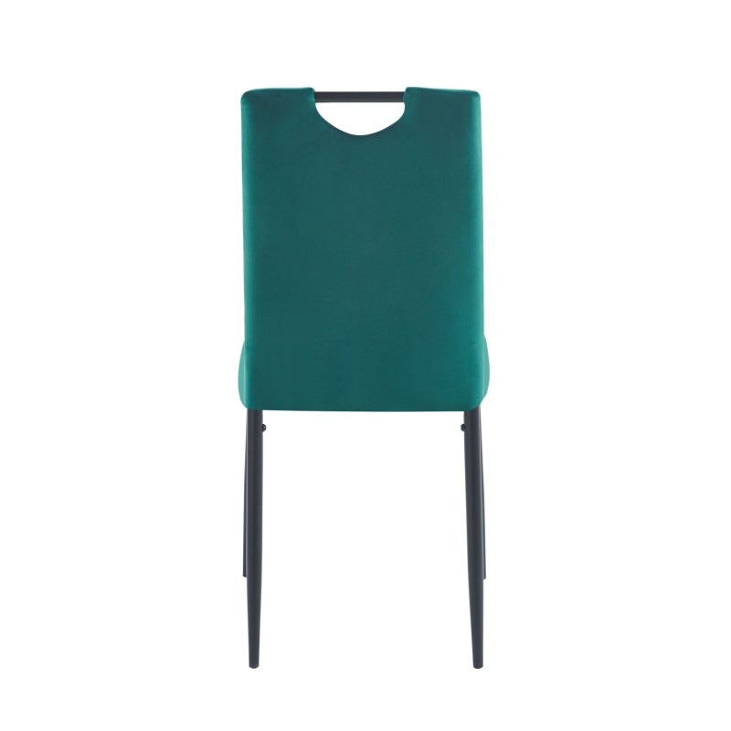 Krzesło velvet (zielone)