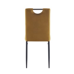 Velvet chair (curry)