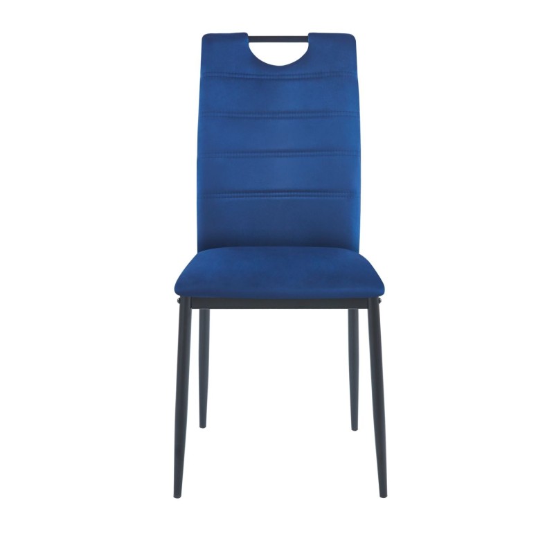 Velvet chair (blue)