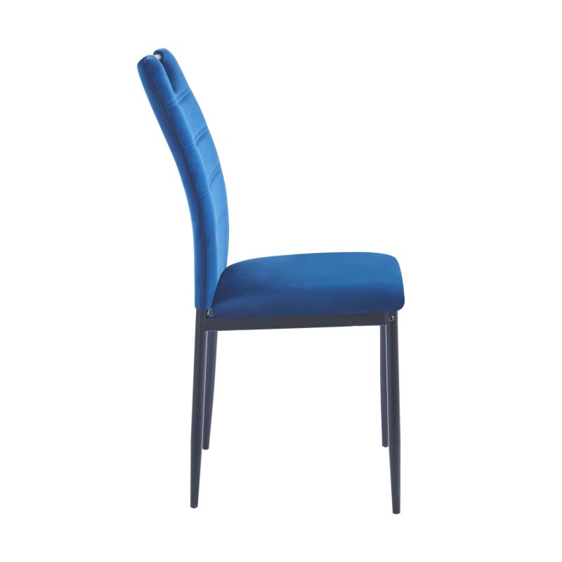 Velvet chair (blue)